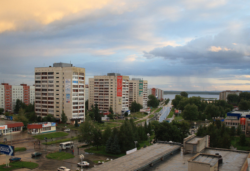Ozyorsk, la ciudad más próxima a Mayak. Wikimedia Commons